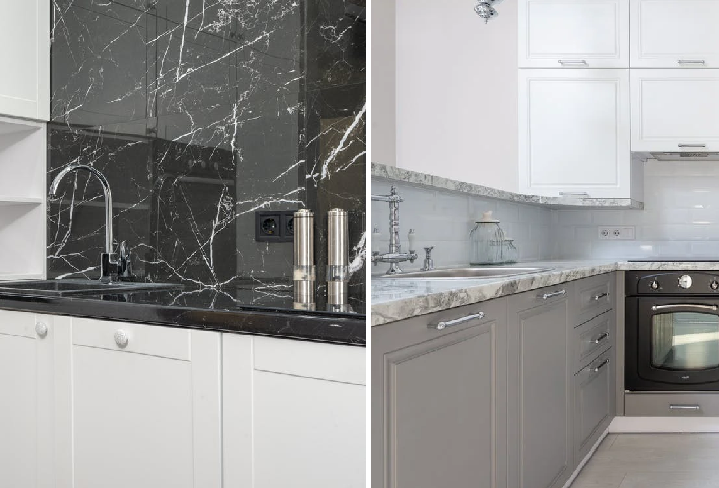 BLACK MARBLE KITCHEN