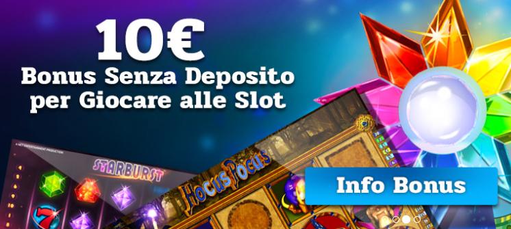 bonus scommesse Casino sul web