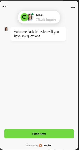 77luck Casino Support