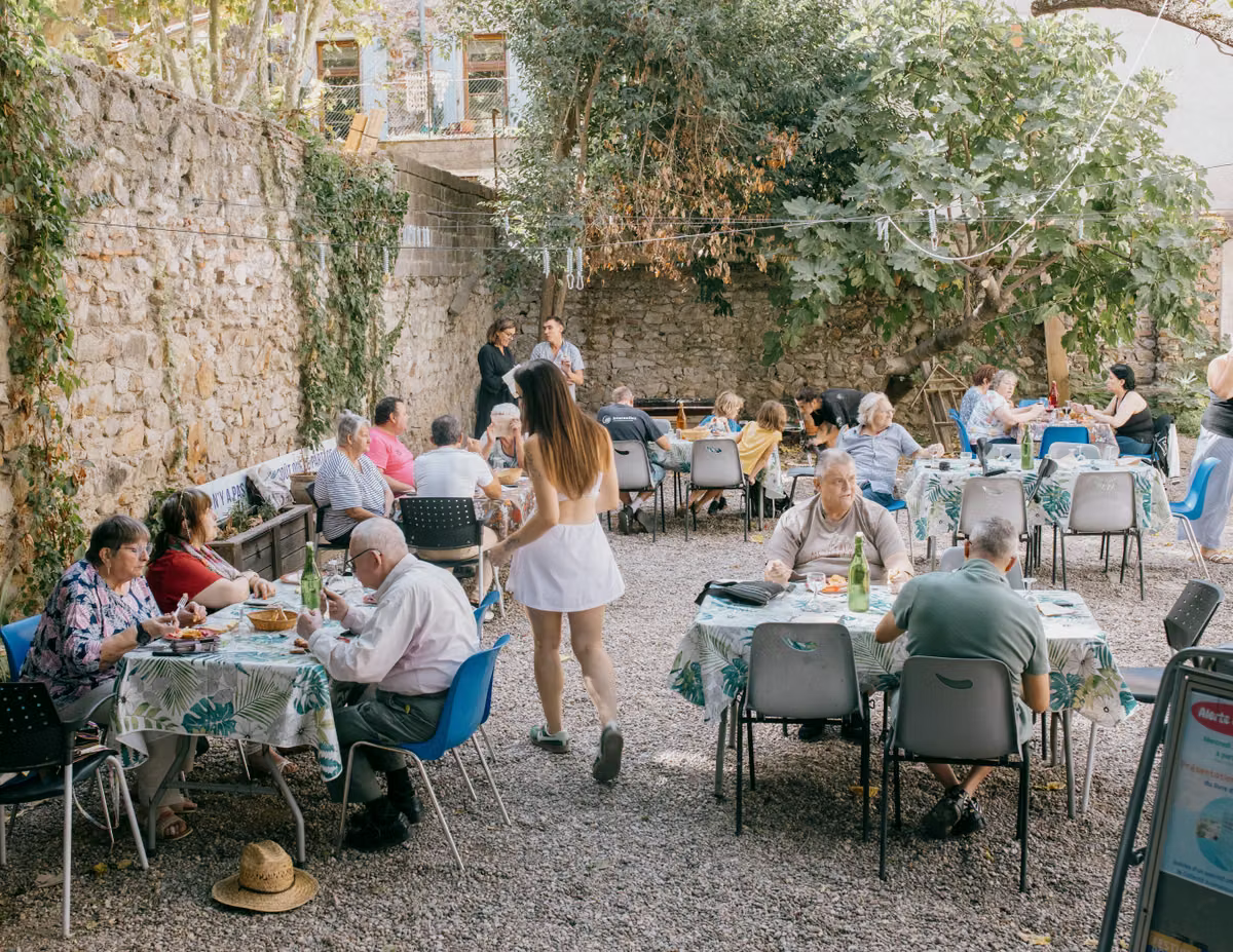 La cantine solidaire du quartier de Rochebelle, à Alès (Gard), le 21 septembre 2026, .
