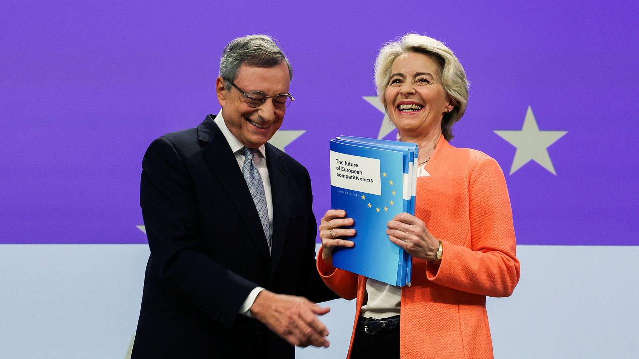 EU, Ursula von der Leyen, Mario Draghi