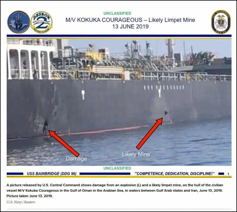 Damage to Kokuka Courageous Vessel in Gulf of Oman.jpg