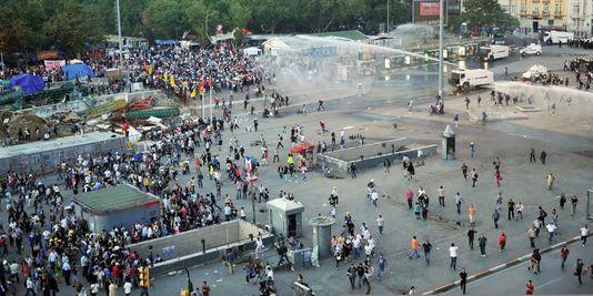 Manifestation contre le réaménagement de la place Taksim, Istanbul, juillet 2013 (DR)