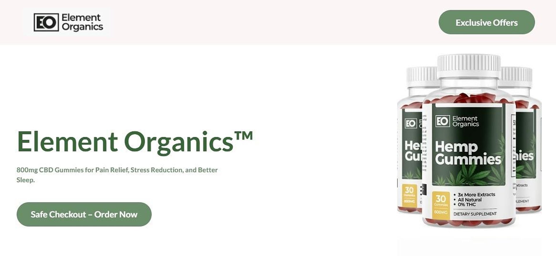 Element Organics Hemp Gummies Canada - Official Website, Price, Buy | Element Organics Hemp Gummies Canada