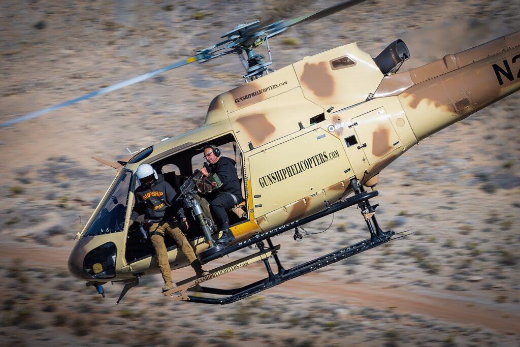 Door Gunner with Minigun | Las Vegas Helicopter Shooting Tour