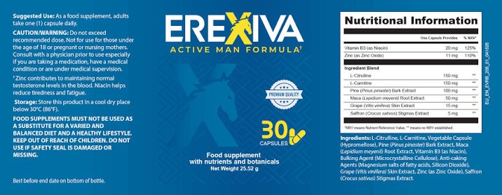 Erexiva | Male Enhancement Capsules &ndash; UK