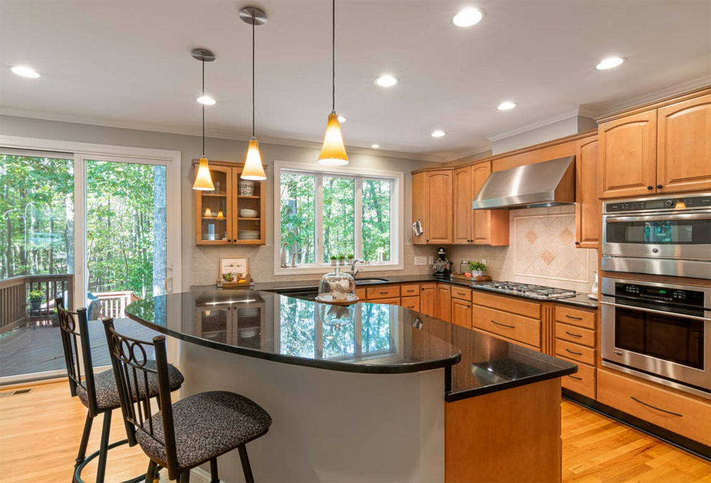 u shape kitchen