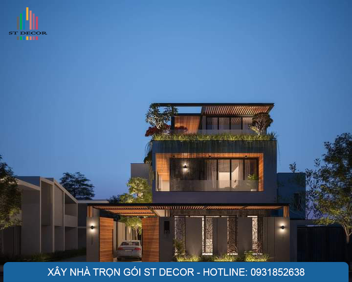 chi phí xây biệt thự 3 tầng