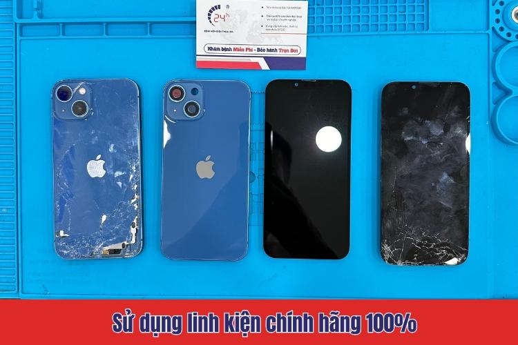 Sử dụng linh kiện chính hãng 100% tại chamsocdidong.com