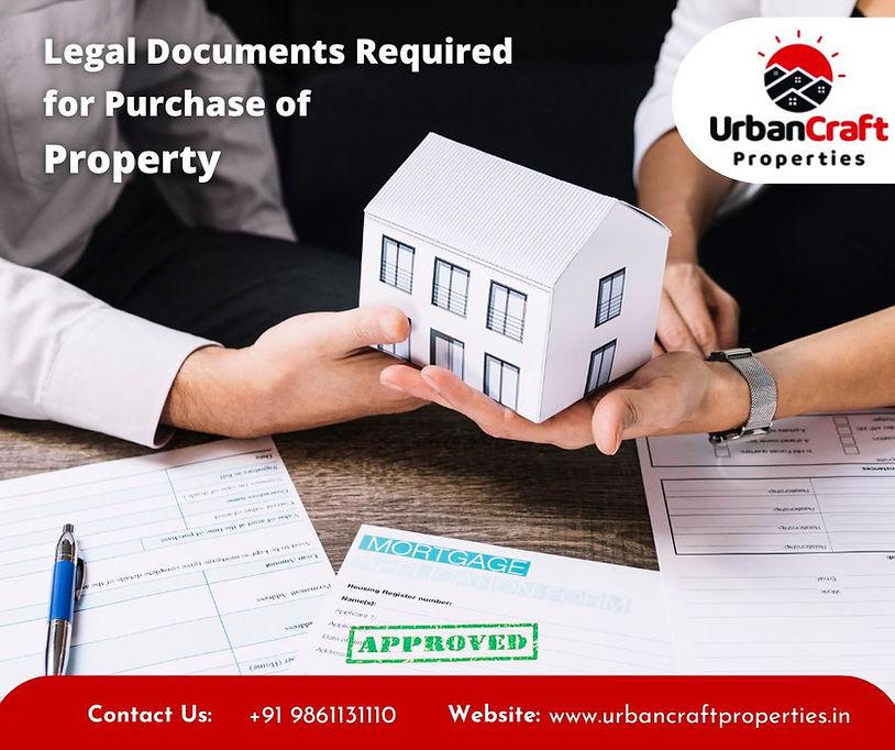 Legal Documents Required for Purchase of Property