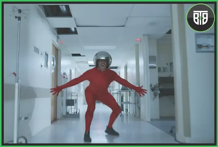 a man trying the activity of Monster in eleven stanger things