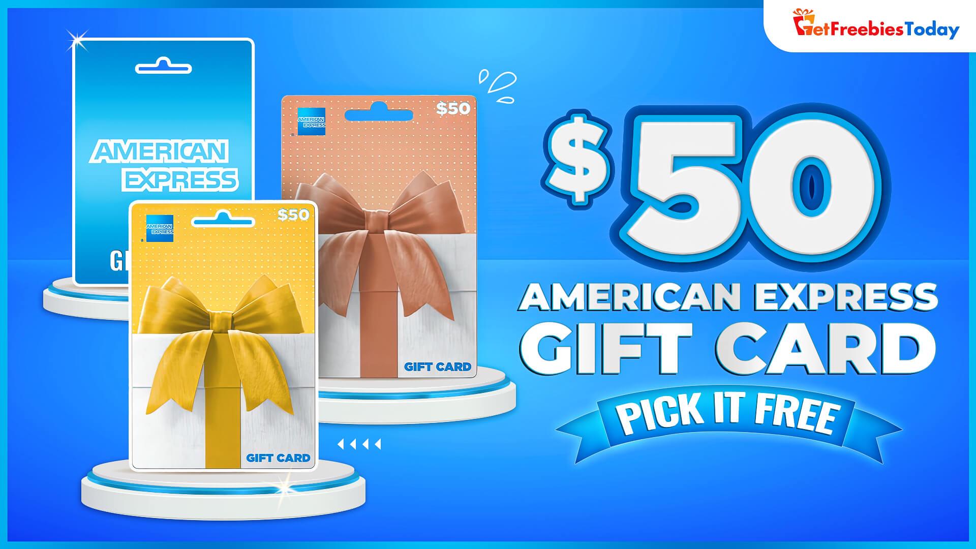 Earn $50 American Express Gift Card In One Click