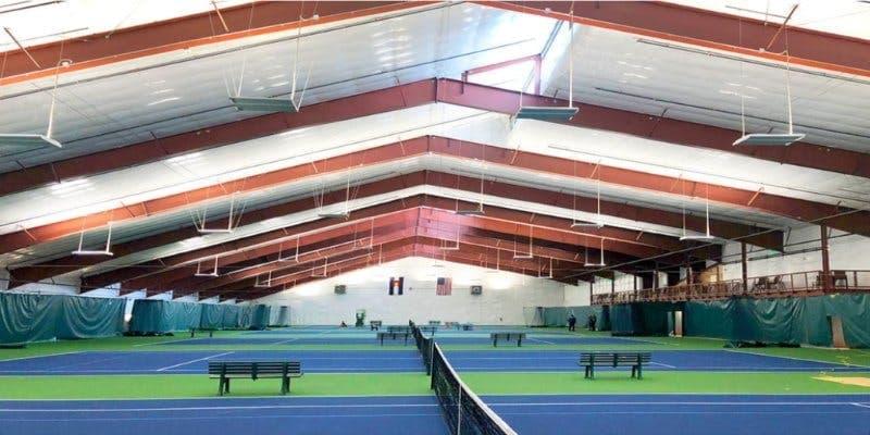 Advanced glare-free lighting ensures optimal visibility and player comfort in every indoor court