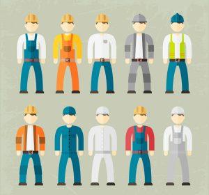 فكتور شخصيات رجال عمال مهن اعمال