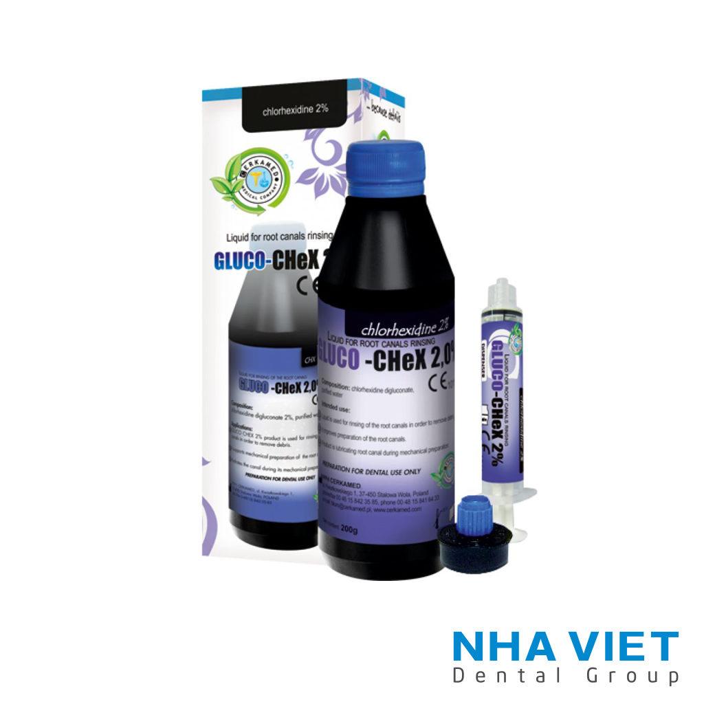 Dung dung dịch bom rua GLUCO-CHEX 2%