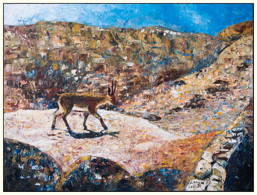 Deserted by Linoy Lev Ari - original oil painting for sale