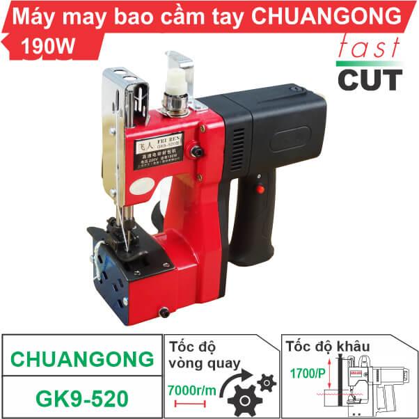 máy may bao cầm tay gk9-520