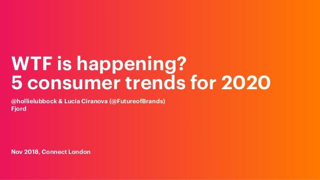 2020 Consumer Trends Things To Know Before You Get This