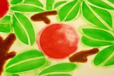 pomalowane jabłko
