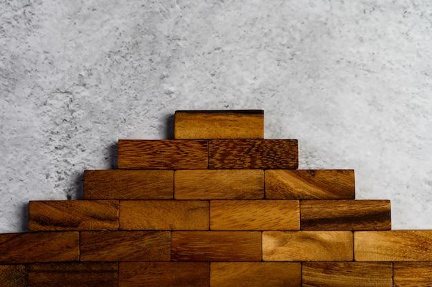 Wooden blocks, used for domino games.