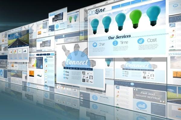 Corporate Wall Displays Using Graphics