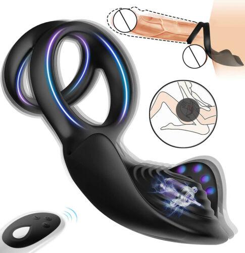 Male Penis Cock Ring Vibrator Prostate Massager Enhancer Sex Toys For  Couples | eBay