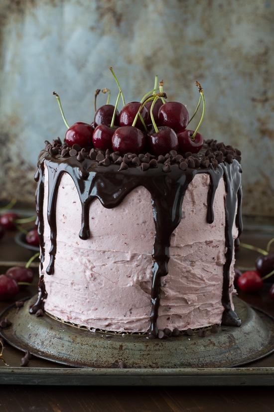 Christmas Cake with Cherries