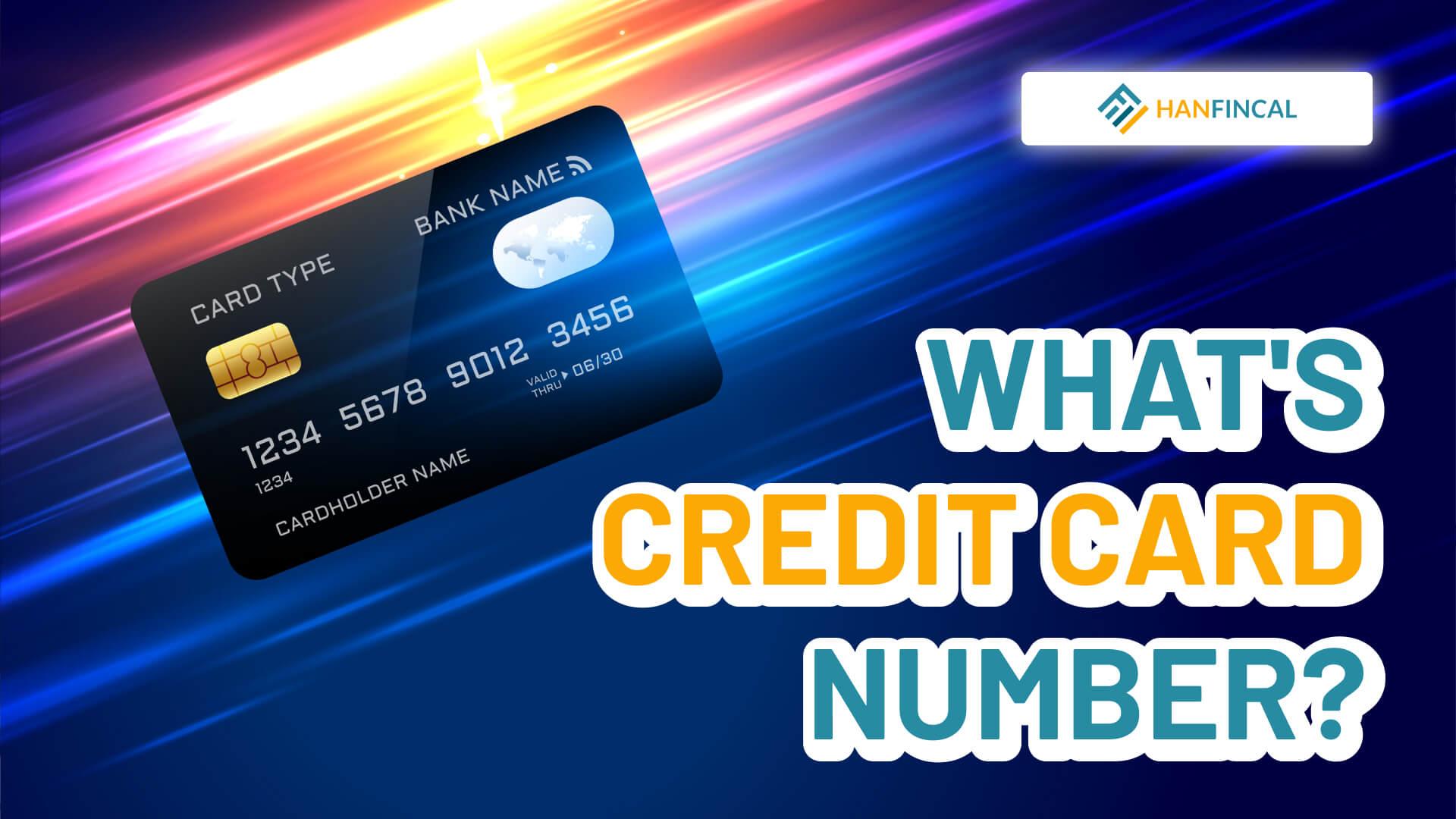 What is a credit card number