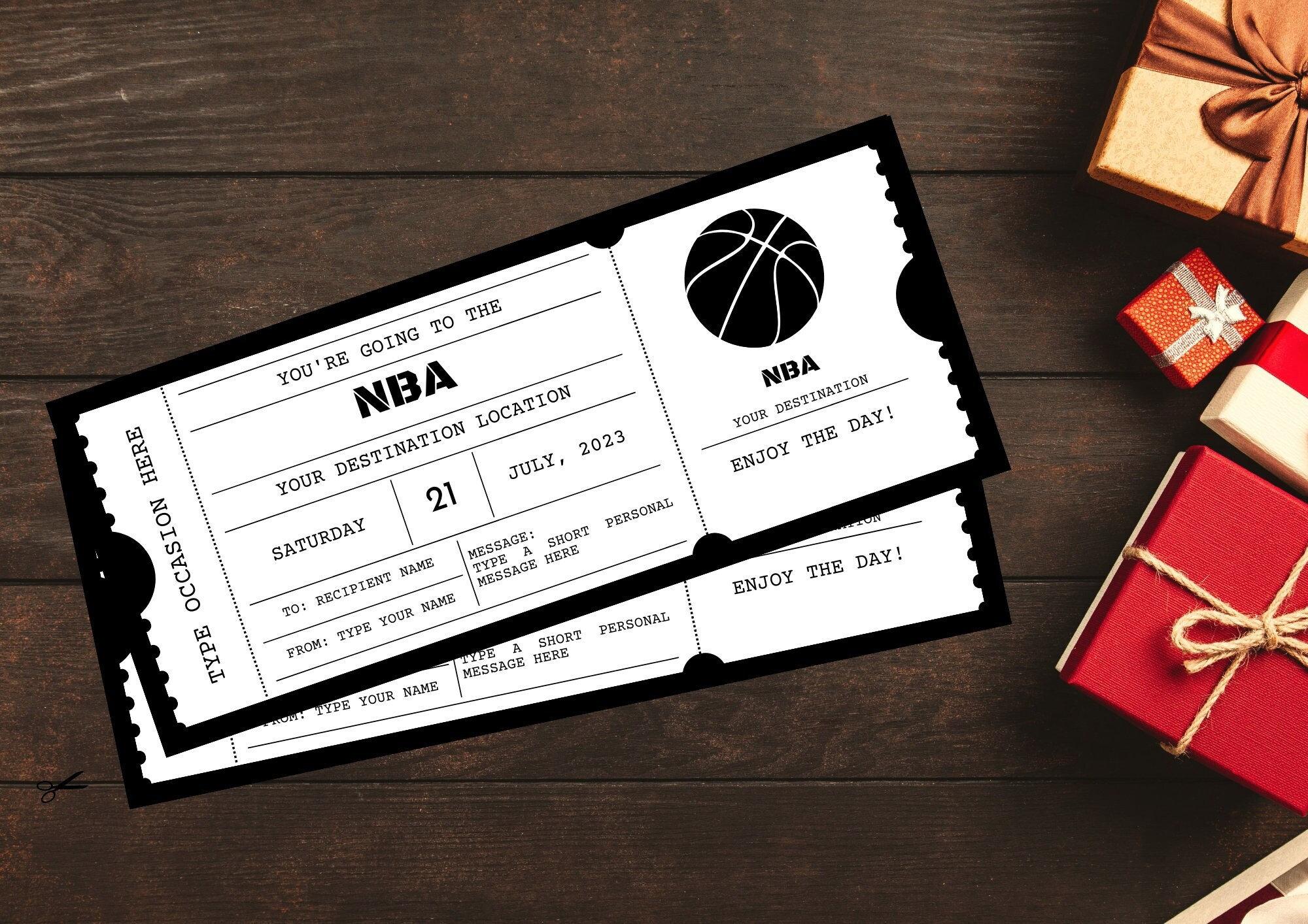 NBA game seats