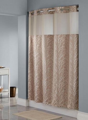 Find hookless shower curtain