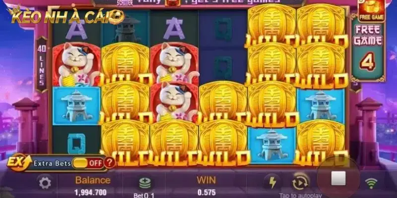 Cơ chế nổ hũ liên hoàn của chú mèo may mắn