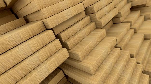 Wooden beams