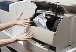 hp printer paper jam