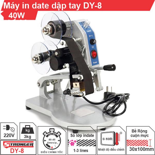 Máy in date dập tay DY-8