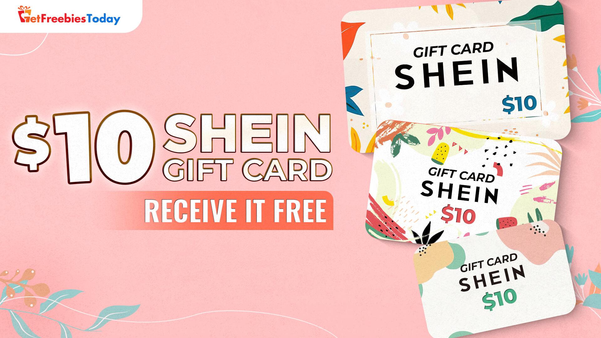 Get Free $10 Shein Gift Card In Just 1 Click