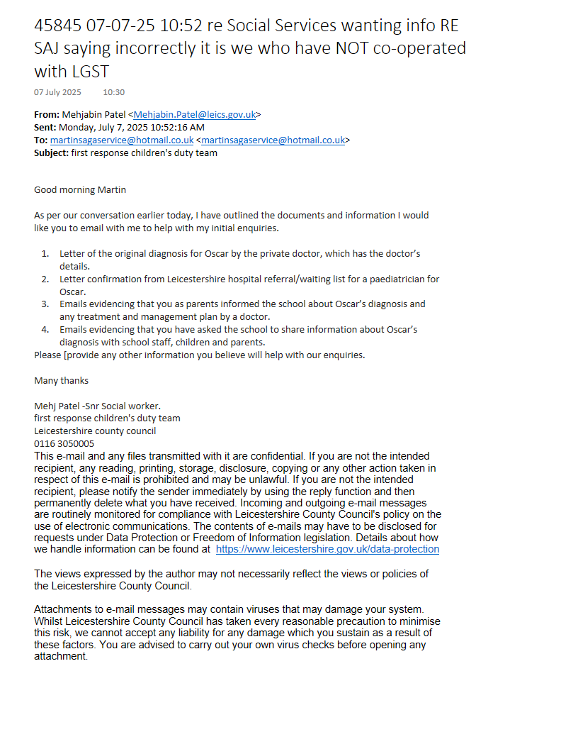 07-07-25 10:52 LCC MPatel writes for info