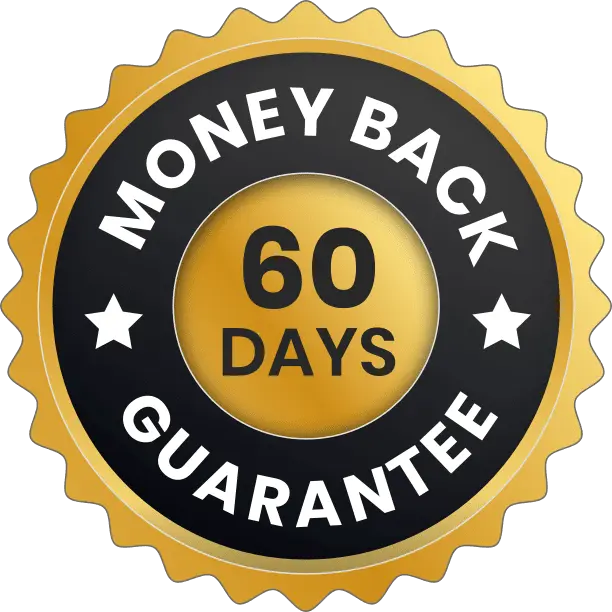 60-Days Money Back Guarantee of HoneyBurn