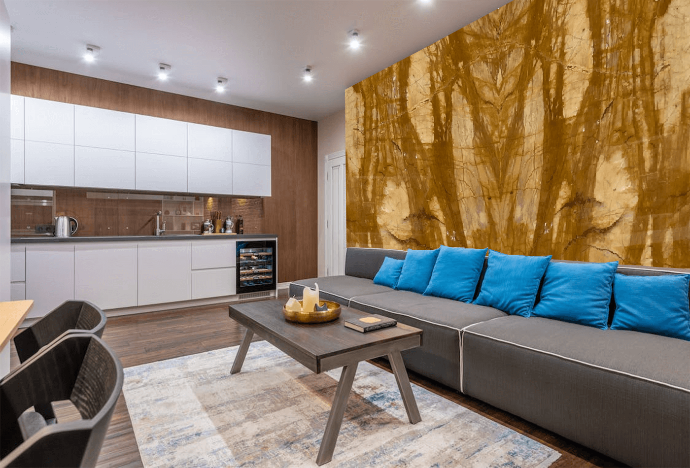 Yellow Siena Marble Bookmatch Characteristics