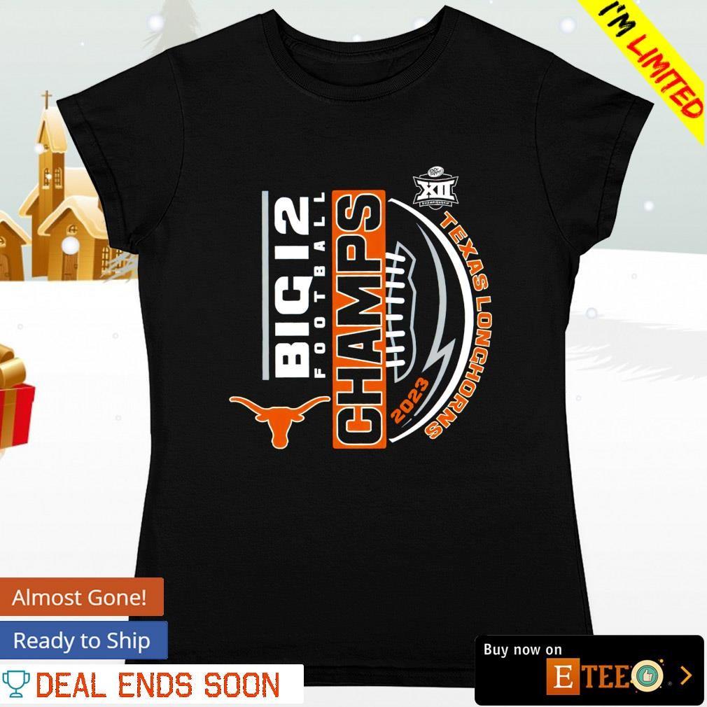 Texas Longhorns Big 12 football Champs 2023 shirt ladies-tee