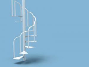 موديل ثري دي ماكس سلم حديد سلالم قابل للتعديل