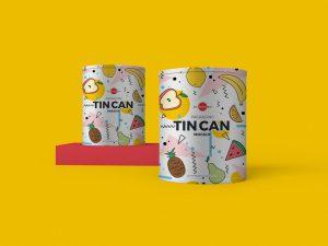 Free Packaging Tin Can Mockup PSD Download free mockup