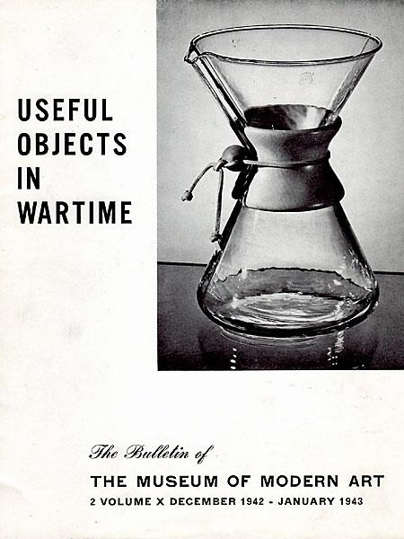 Plakat reklamujący chemex