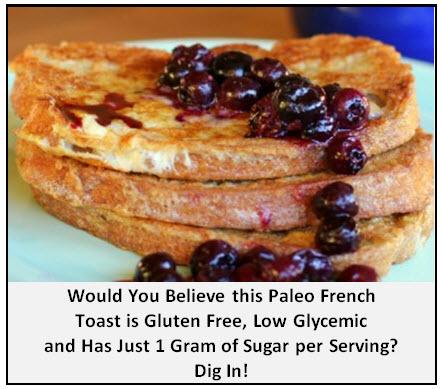 Uwierzysz? Ten francuski toast paleo jest bezglutenowy, nisko glikemiczny i porcja zawiera jedynie 1 g cukru.