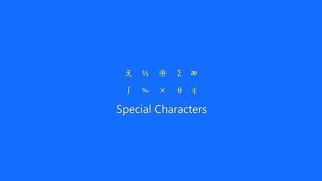 6. Copy Paste Character