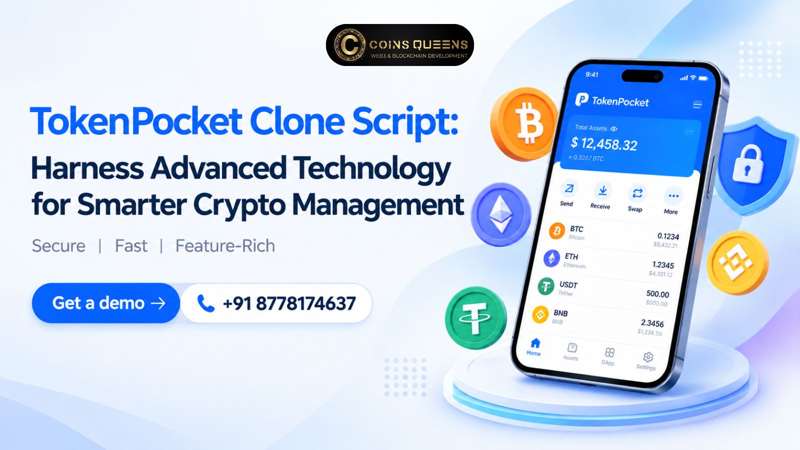 TokenPocket Clone Script: Harness Advanced Technology for Smarter Crypto Management