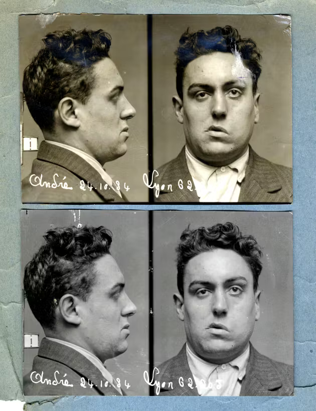 Le collaborationniste Francis André, dit « Gueule tordue ».