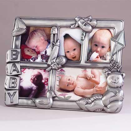 includes baby photo frames