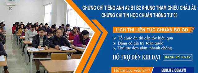 chứng chỉ tiếng anh b2