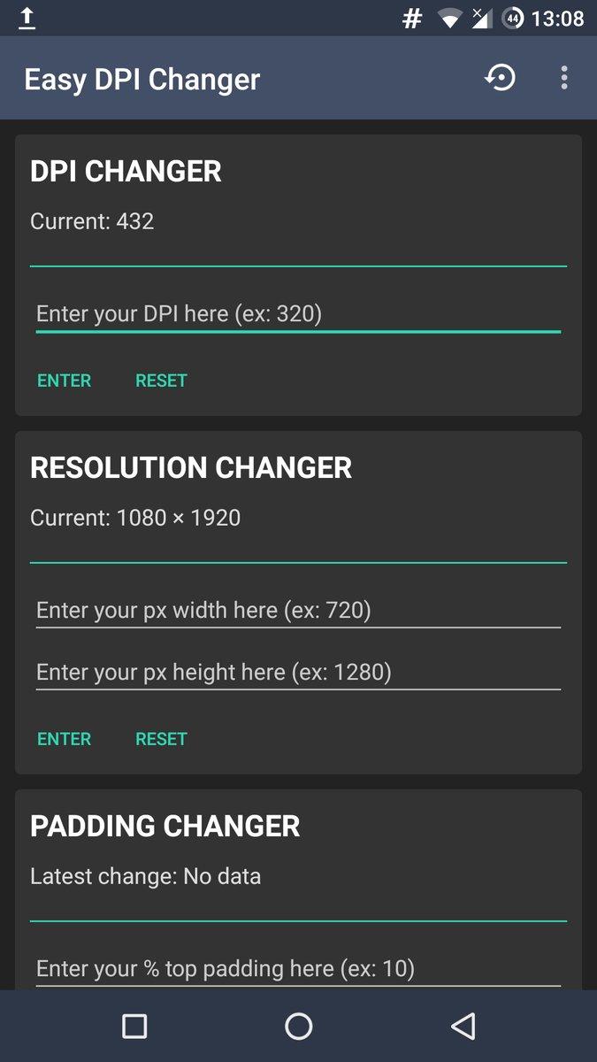 CF.lumen и Easy DPI Changer