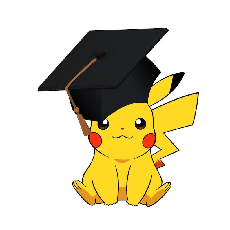 Graduation Svg, Graduation Cap Svg Pikachu Cap